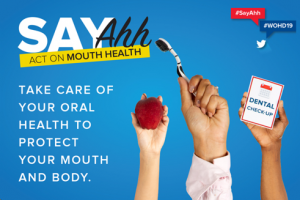 Honor World Oral Health Day on March 20, 2019